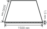 Лист нержавеющий  1,5х1500х3000 мм.  AISI 316Ti (08Х17Н13M2T) холоднокатаный,  матовый