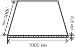Лист нержавеющий AISI 316LL 0.8х1000х2000
